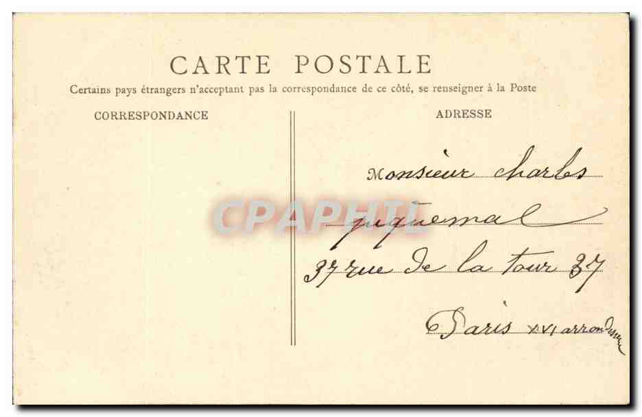Sainte-Geneviève (Oise) — Le Calvaire et le Haut du Petit-Fercourt — Poilley, bureau de tabac — Verso