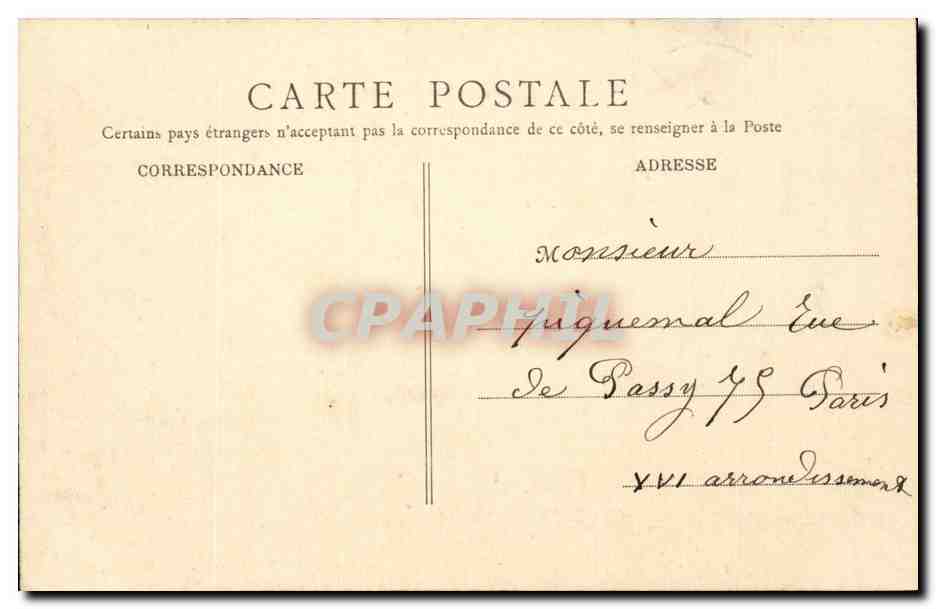 Sainte-Geneviève (Oise) — Le Calvaire et le Haut du Petit-Fercourt — Poilieux, bureau de tabac — Verso