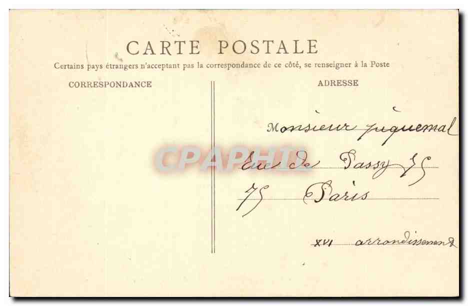 Sainte-Genèviève (Oise) — Le Camp du Puits — Poilieux, ufficio di tabacchi — Verso