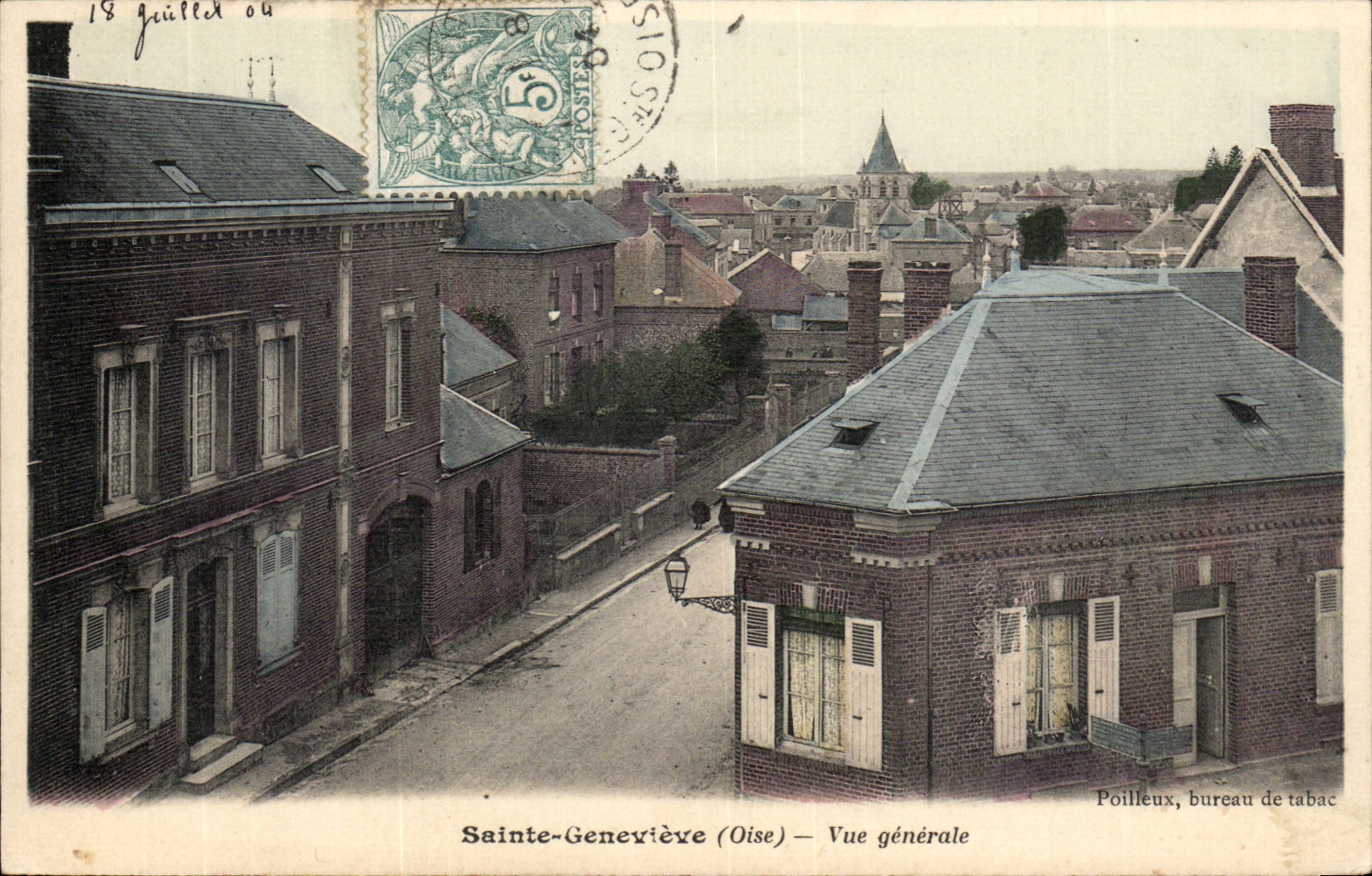 Sainte-Genestière (Oise) — Vue générale — Poilleux, bureau de tabac