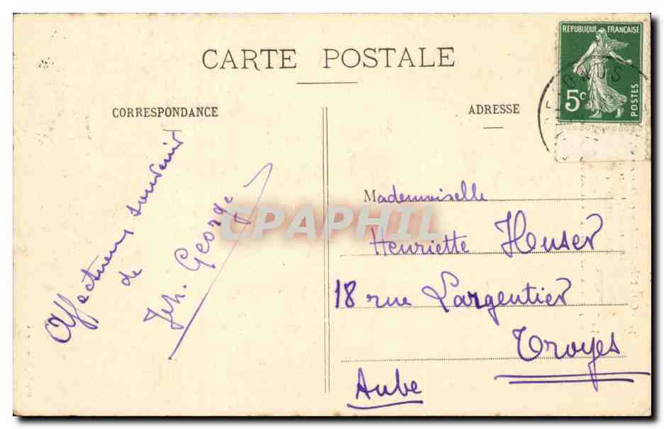 Compiegne CPA Fete de Jeanne d'arc juin 1911 M Schlosser banniere portee par Mlle Adrienne de Baillencourt Courcoul — Reverso