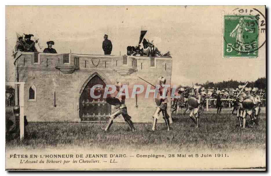 Fêtes en l'honneur de Jeanne d'Arc — Compiègne, 28 Mai et 5 Juin 1911 — LL
