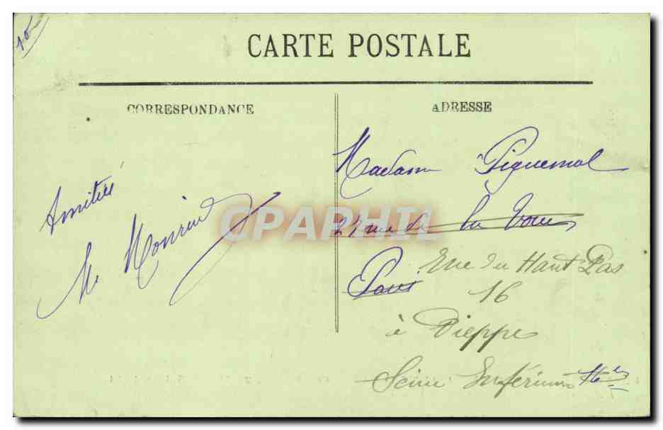 Fêtes en l'honneur de Jeanne d'Arc — Compiègne, 28 Mai et 5 Juin 1911 — LL — Verso