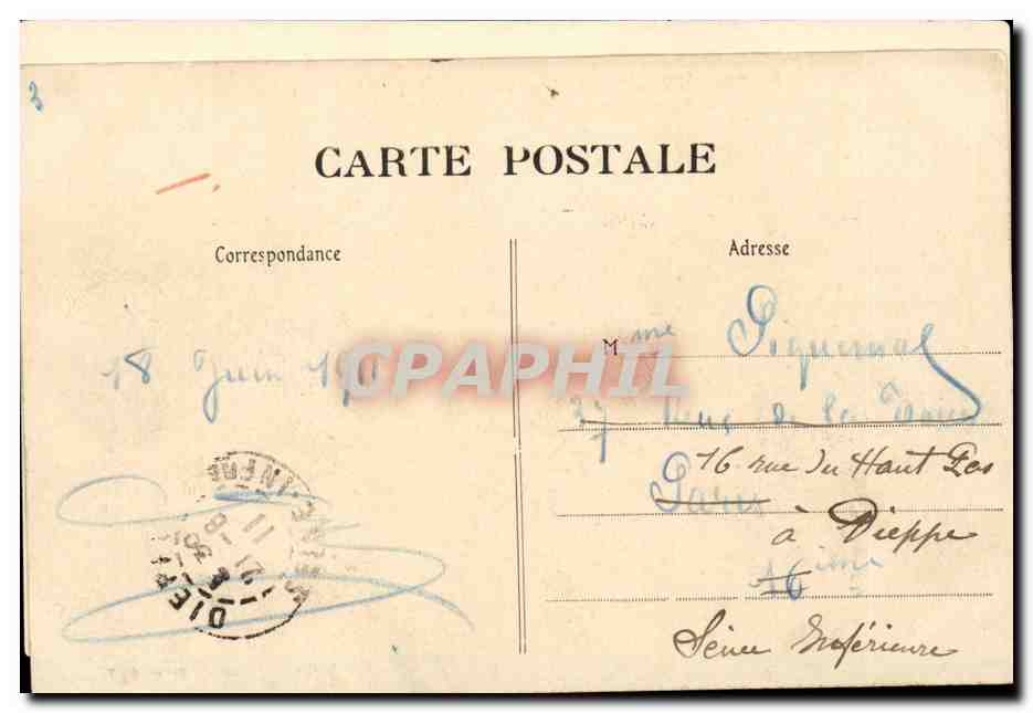 Fêtes Jeanne d'Arc - Compiègne (28 Mai - 5 Juin 1911) — Un Chevalier du Tournoi en armure — Achterkant