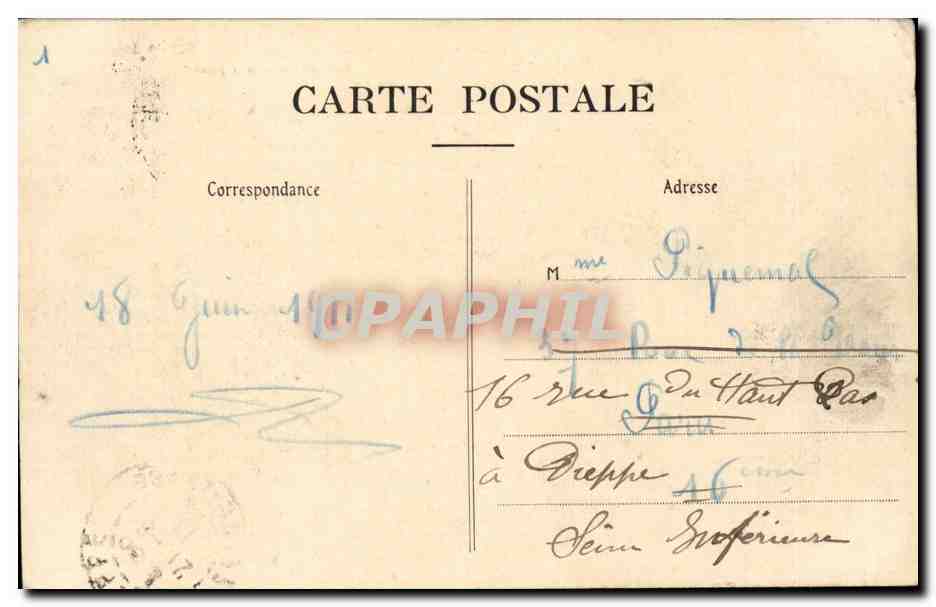 Fêtes Jeanne d'Arc - Compiègne (28 Mai - 5 Juin 1911) — Canonnières et leur pièce — E. Hutin, Compiègne — Rückseite