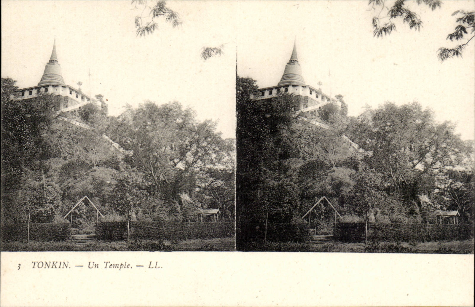 Tonkin — Un Temple — LL