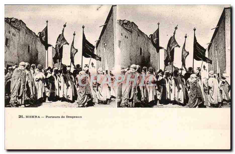 Biskra — Porteurs de Drapeaux — série 21