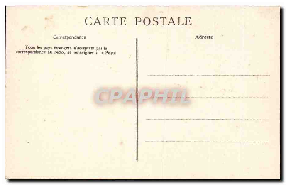 Biskra — Une rue — éditeur non identifié, n° de série 1 — Verso