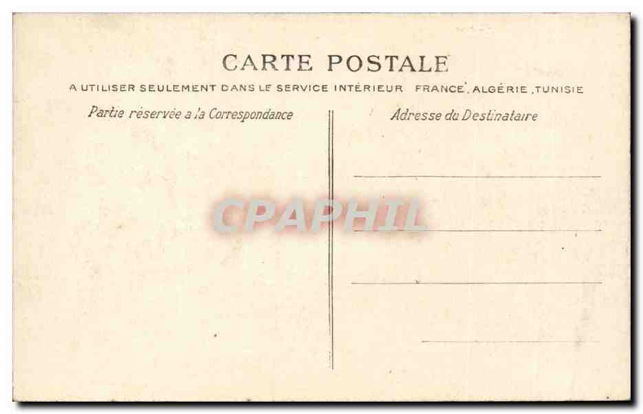 Orleans CPA Cheminee dans l'hotel de ville — Verso