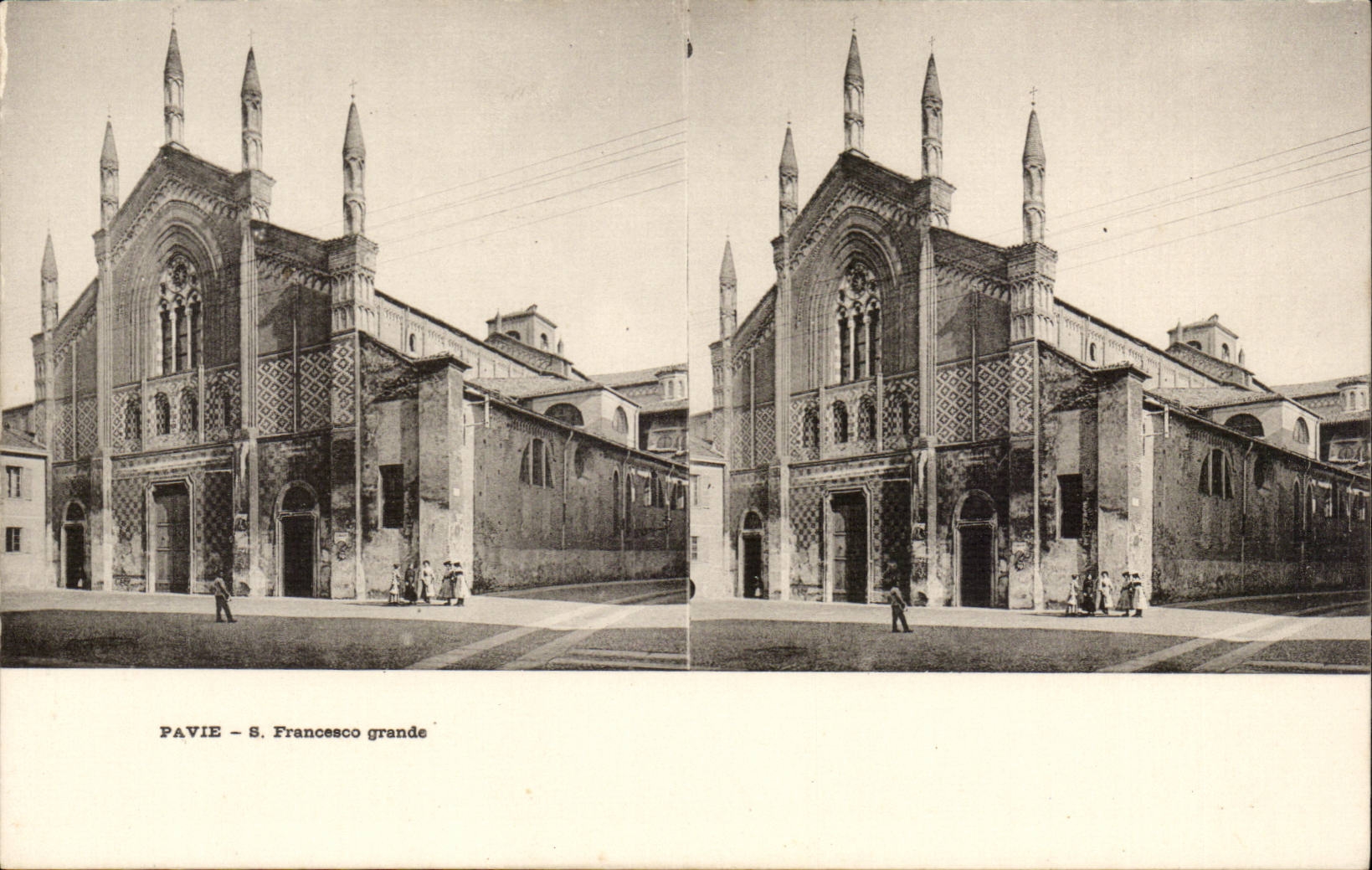 Italie Italia CPA Pavie Francesco grande
