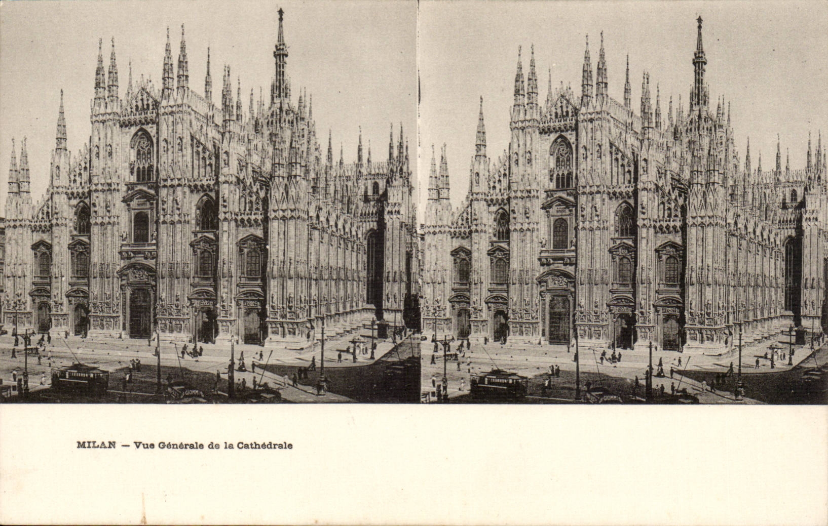 Italie Italia CPA Milan Vue generale de la cathedrale