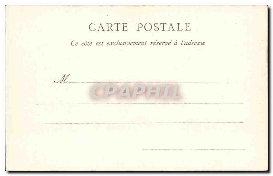 Italie Italia CPA Milan Vue generale de la place du Dome — Rückseite