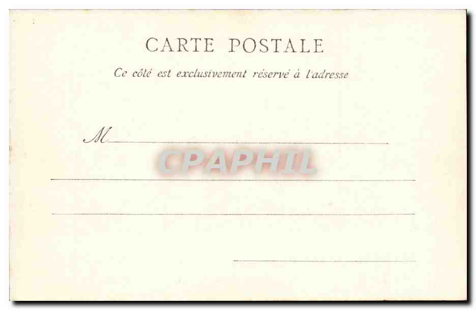 Italie Italia CPA Milan Cimetiere Monument funeraire — Rückseite