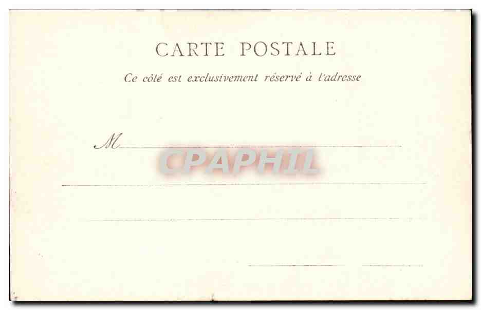 Italie Italia CPA Milan Cimetiere Monument funeraire — Rückseite
