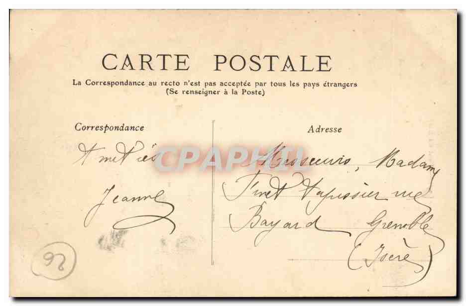 Chatillon CPA Pont du Bes — Rückseite