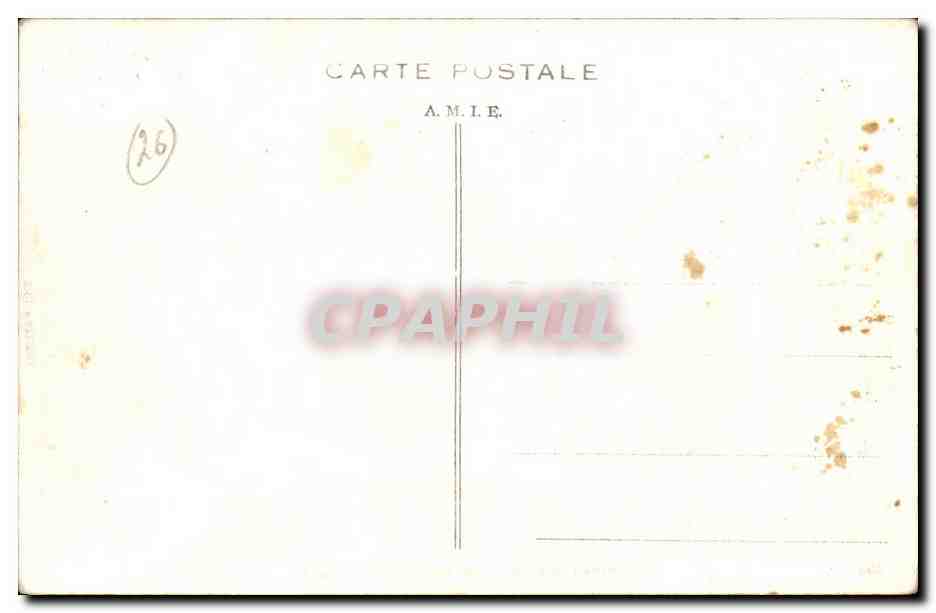 Bouvieres CPA Les deux ecoles et l'eglise — Rückseite