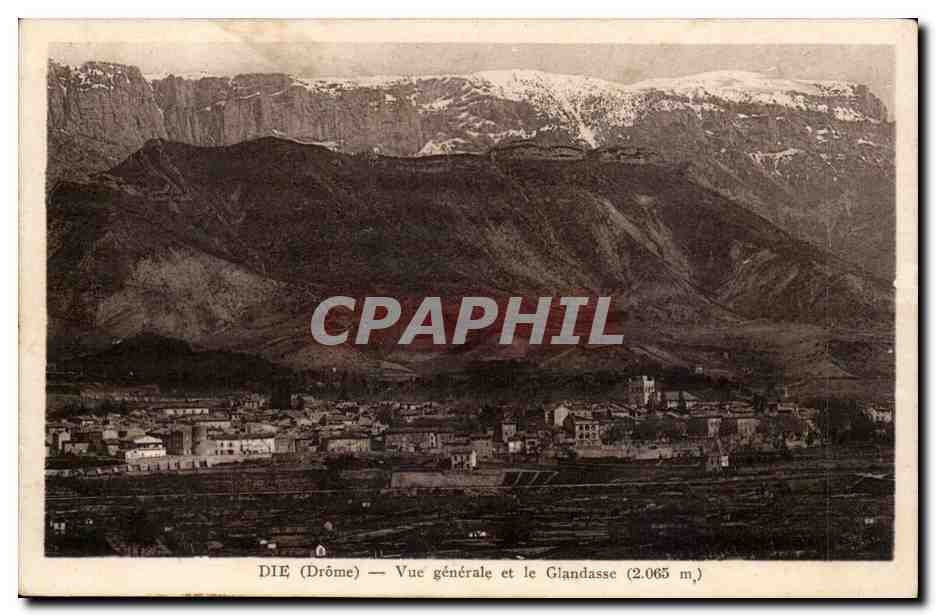 Die CPA Vue generale et la glandasse 