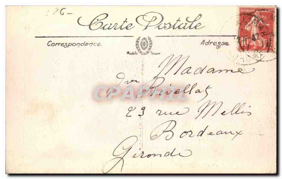 Montélimar — Jardin Public — Nouvelle Terrasse — éditeur Selecta, n°37 — Reverso