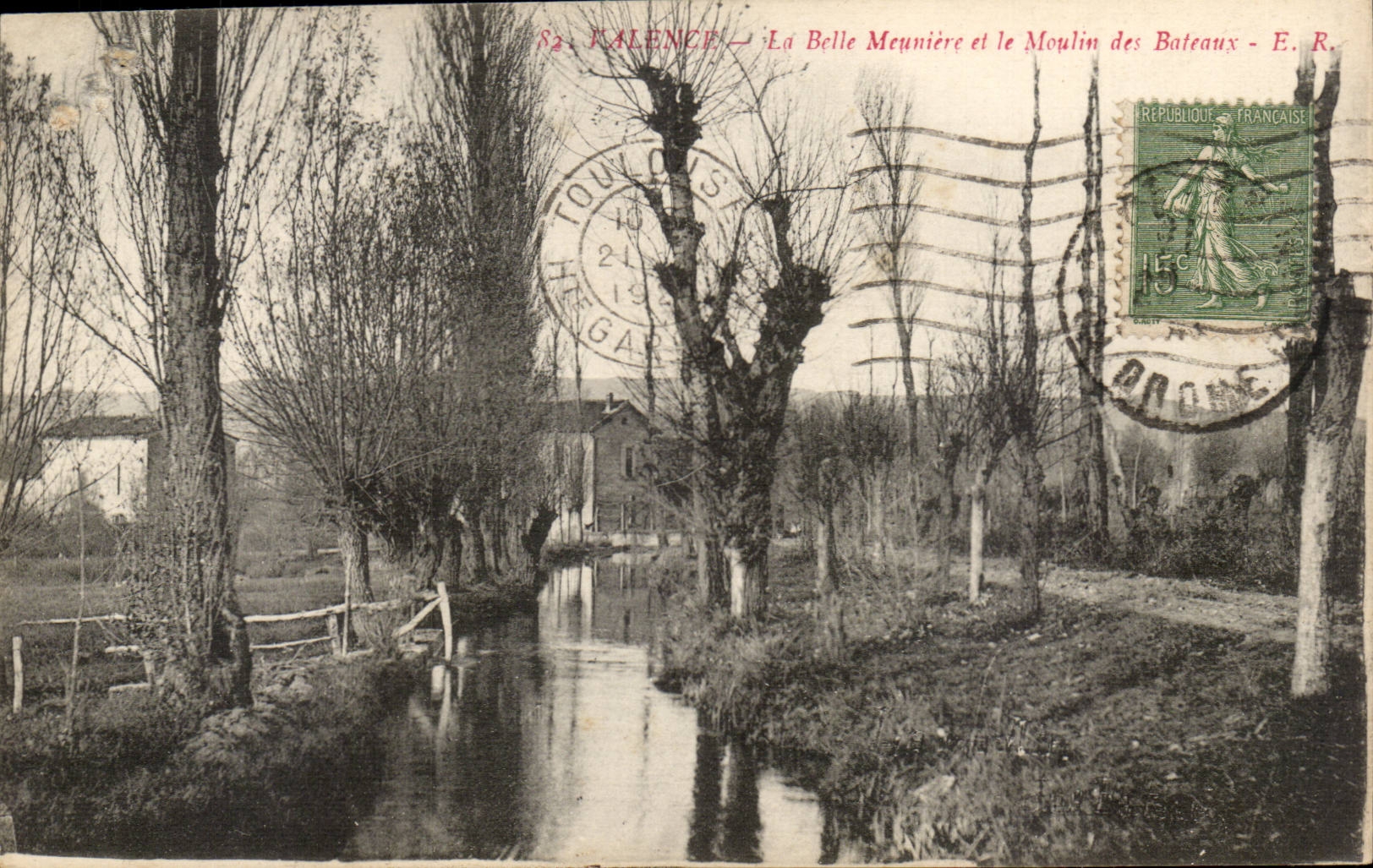Valence CPA La belle meuniere et le moulin des Bateaux