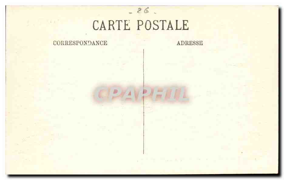 Valence CPA Le theatre et l'hotel de ville — Rückseite