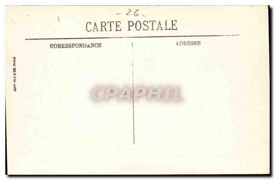 Valence CPA Ecole normale de jeunes filles — Rückseite