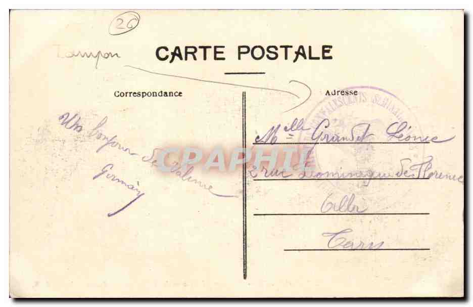 Valence — Fontaine Monumentale et Boulevard Maurice-Clerc — E.R. — Verso