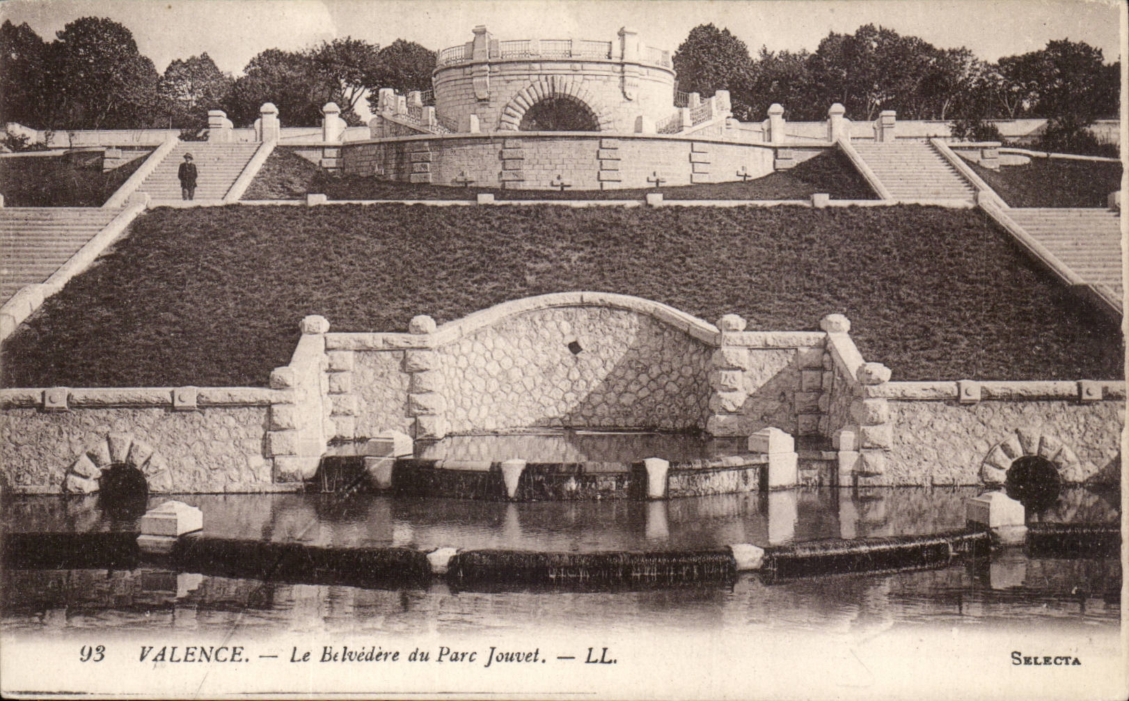 Valence — Ansicht vom Belvédère des Parc Jouvet — LL. SELECTA