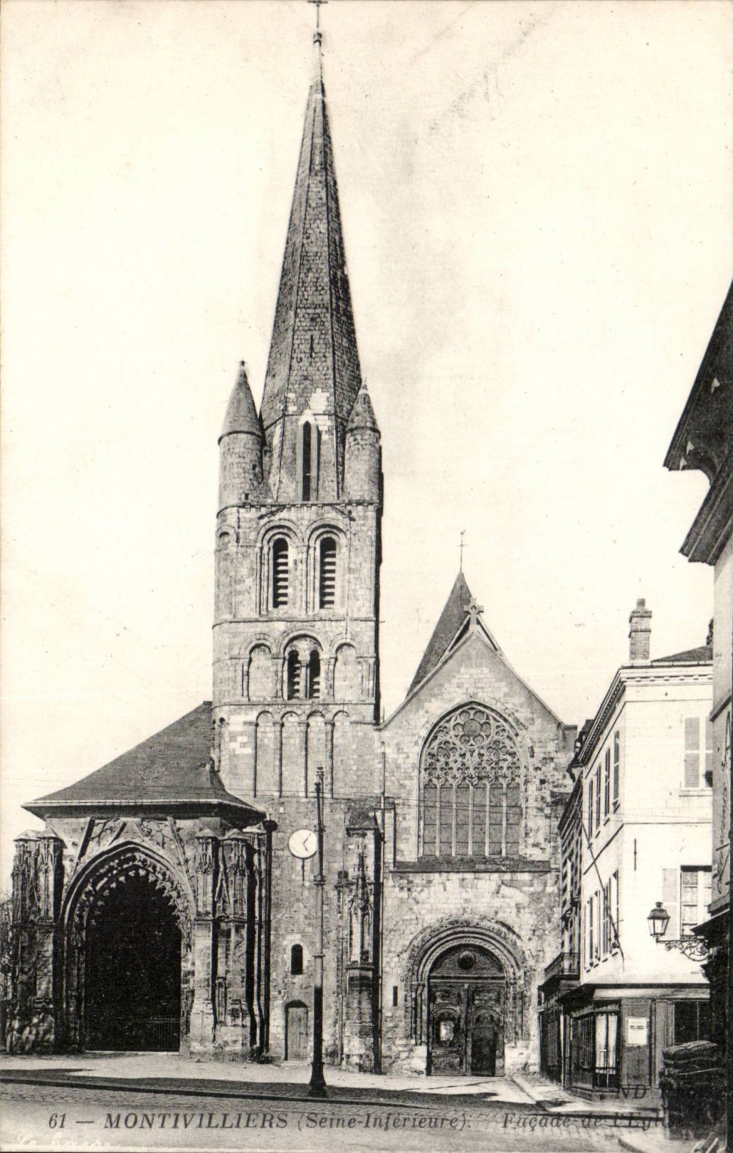 Montivilliers CPA Facade de l'eglise