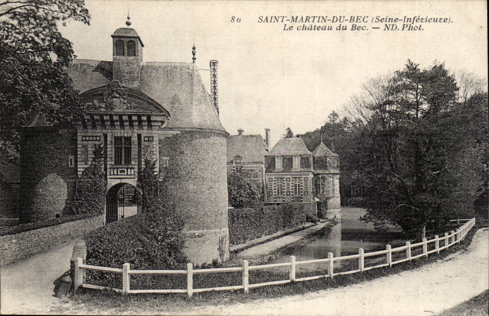 Saint Martin du Bec CPA Le chateau du Bec