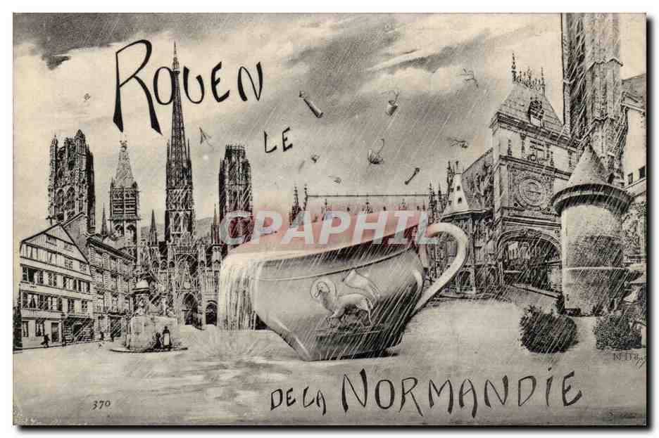 CPA Rouen le pot de la Normandie