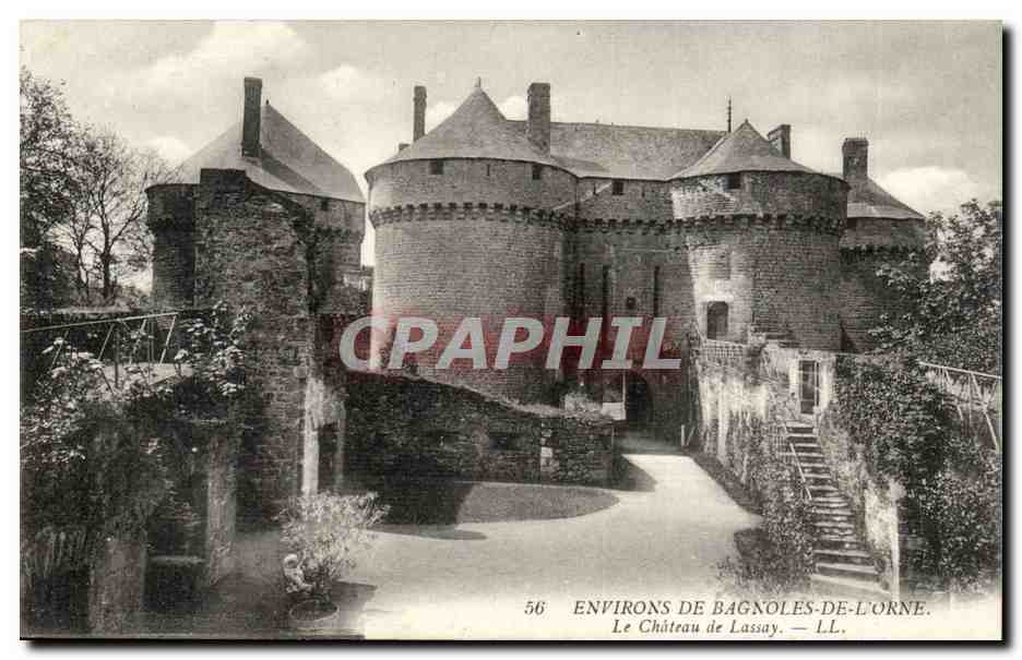 Environs de Bagnoles de l'orne CPA Le chateau de Lassay
