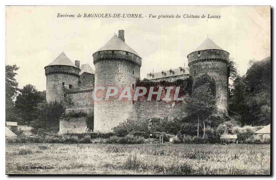 Environs de Bagnoles de l'orne CPA Le chateau de Lassay