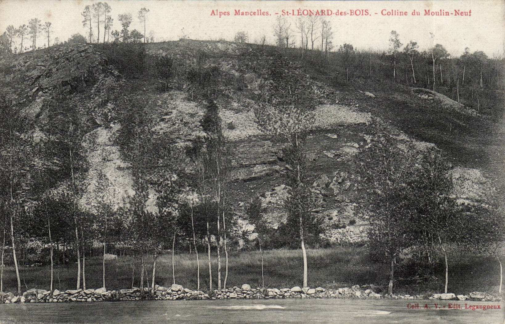 Alpes Mancelles - St-Léonard-des-Bois - Colline du Moulin-Neuf — Éditeur Legangneux, n° série non visible