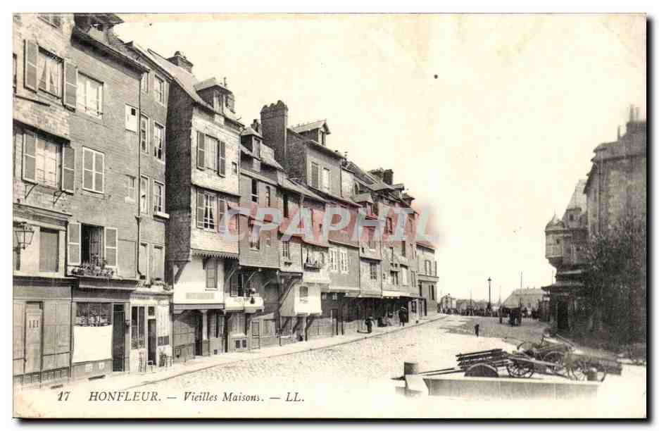 Honfleur — Vieilles Maisons — LL. n°17