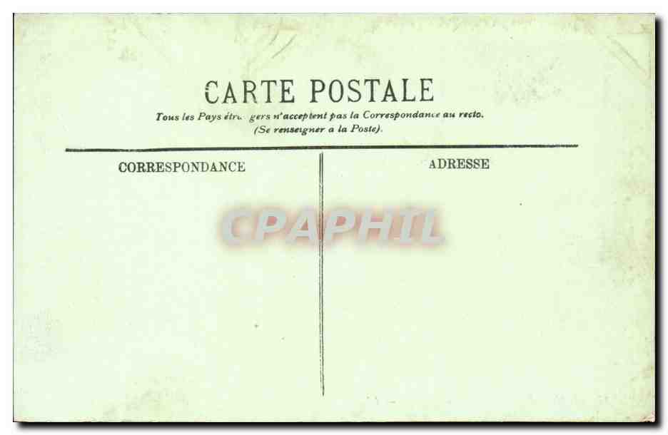 Honfleur — Vieilles Maisons — LL. n°17 — Achterkant
