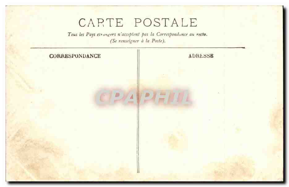 Caen CPA Le lycee Le cloitre — Verso