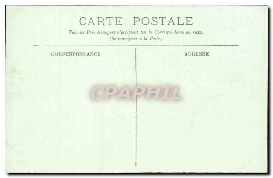 Caen CPA La tour des gens d'armes — Verso