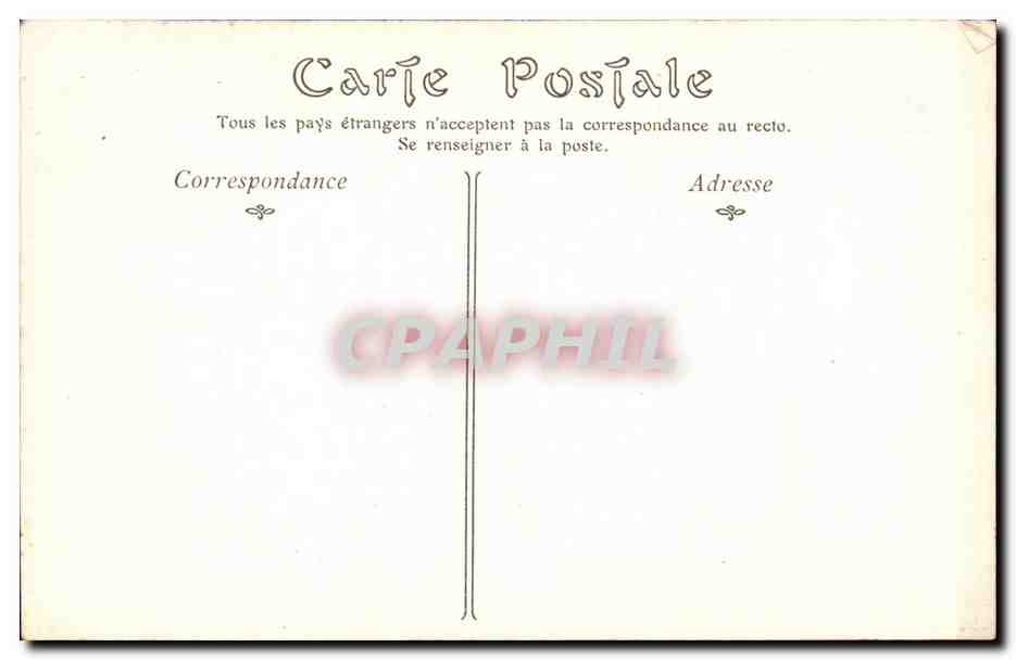 Saint Pol de leon CPA Le calvaire du cimetiere — Rückseite