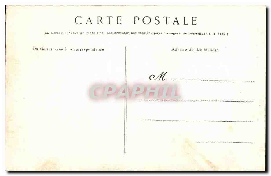 Saint Pol de Leon CPA Le grand portail de Creisker — Rückseite
