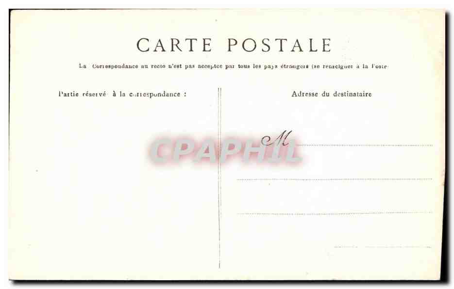 Saint Pol de Leon CPA Le Baptisere de la basilique — Rückseite