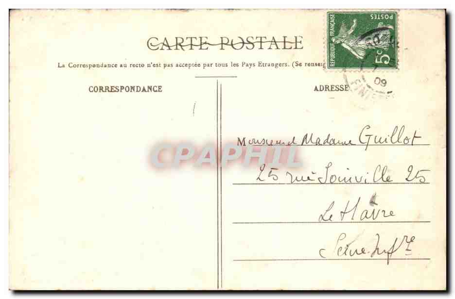 Roscoff CPA Le vivier de la station biologique — Rückseite