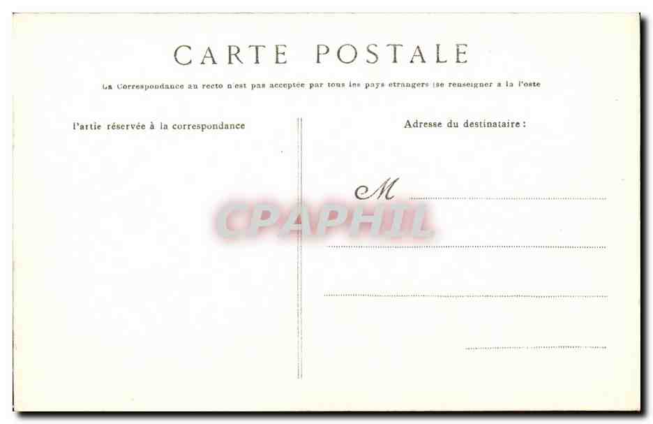Saint Pol de Leon CPA Vue generale prise de la gare — Rückseite