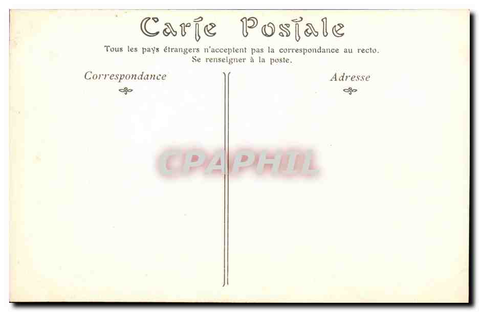 Morlaix CPA Le viaduc vue prise de l'hotel de ville — Rückseite