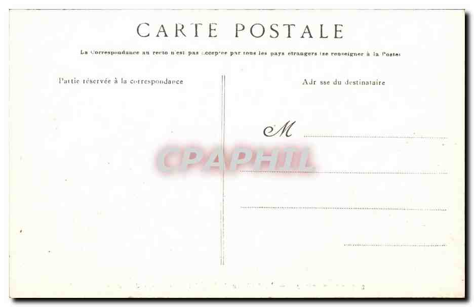 Concarneau cPA Le chatea de Kerioler Le corps de garde — Rückseite