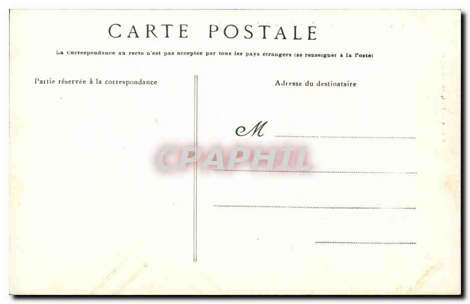 Concarneau CPA Le chateau de Keriolet Facade principale — Rückseite