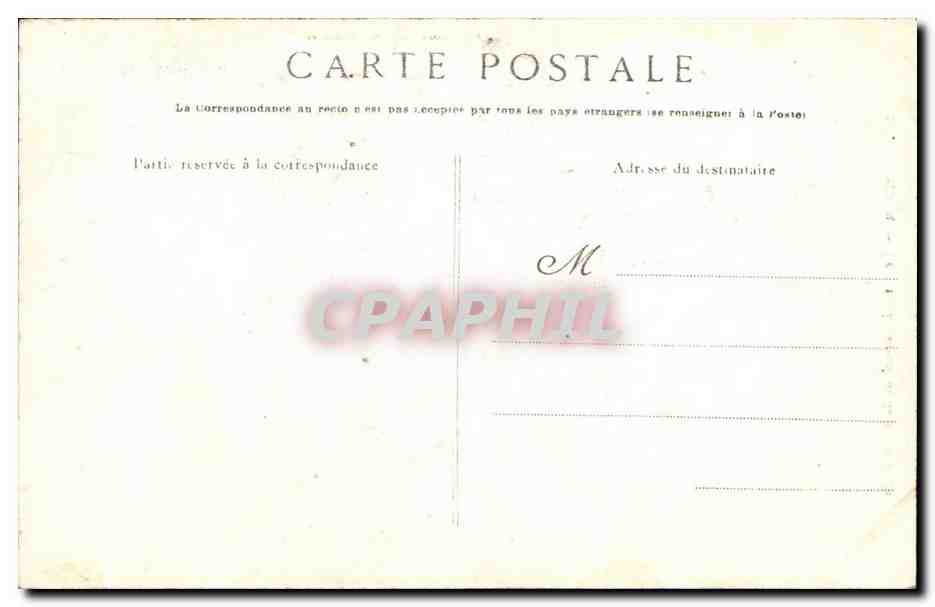 Quimper cPA Le grand portail de la cathedrale — Rückseite
