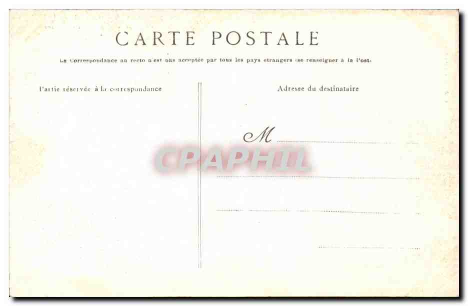 Concarneau CPA Chateau de Keriolet Le beffroi et la croix de pierre — Rückseite