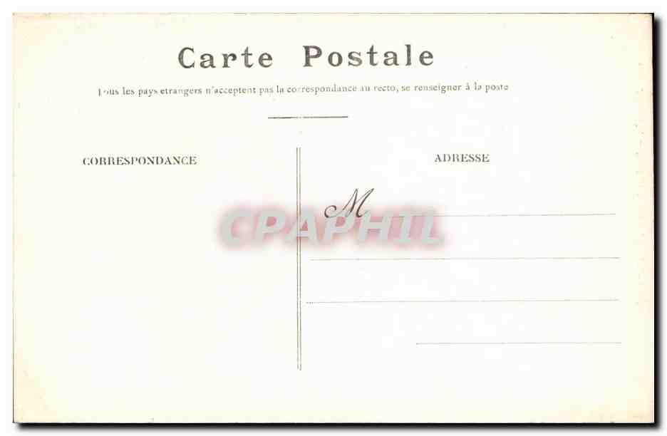 Auray CPA La fontaine de Quales du Loch (enfants) — Rückseite