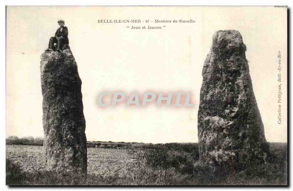Belle-Île-en-Mer - Menhirs de Runello "Jean und Jeanne"