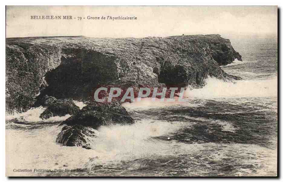 Belle-Île-en-Mer - 79 - Grotte de l'Apothicaire